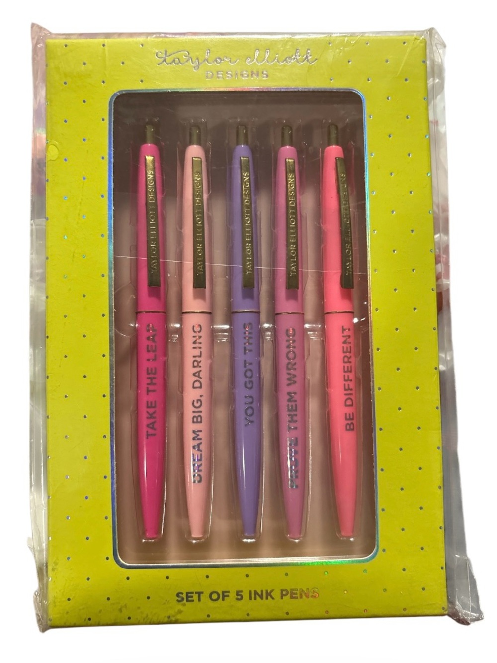5 Piece Inspirational Pen Set
